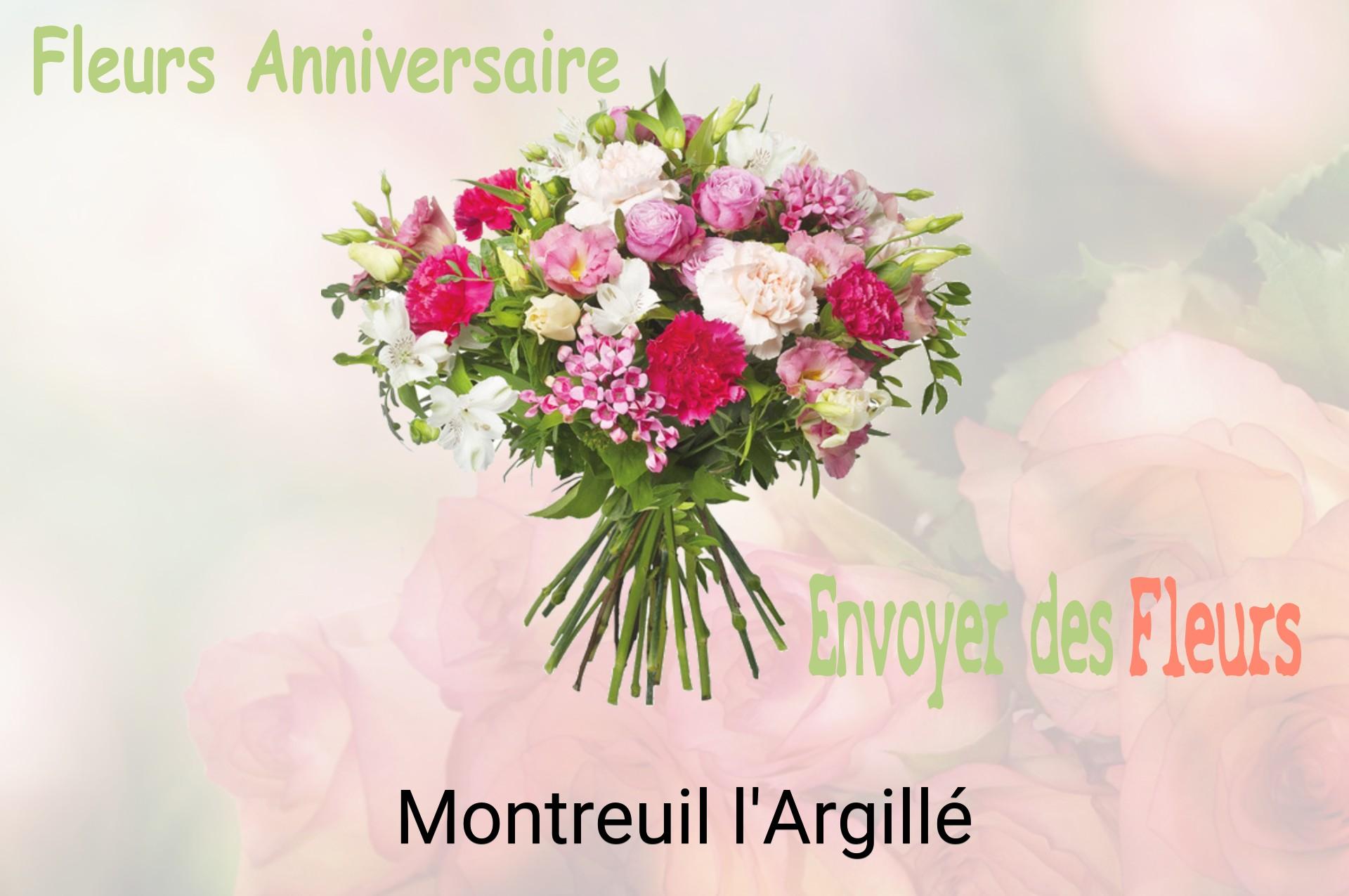 Bouquet de fleurs d’anniversaire livré à Montreuil-l'Argillé
